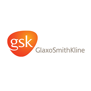 Logo GSK GlaxoSmithKline. Grafikk.