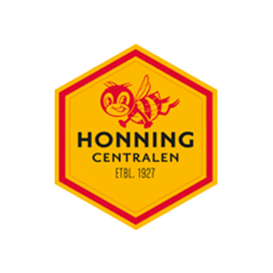 Logo Honningcentralen. Grafikk.