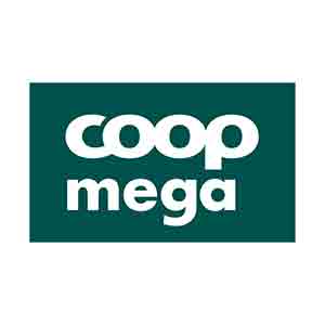 Logo COOP Mega. Grafikk.