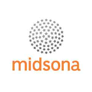 Logo Midsona. Grafikk.