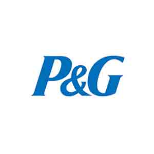 Logo P&G. Grafikk.